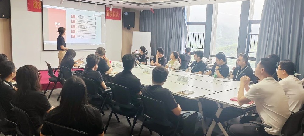 深圳微視隆重舉行一季度績效經營分析表彰會